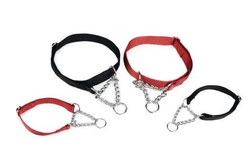 Afbeelding beeztees - halsband hond - nylon - zwart - 30-40 cm x 15 mm door Tuinexpress.nl