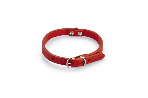 Afbeelding Beeztees Lederen halsband, rood. 70x25 door Tuinexpress.nl