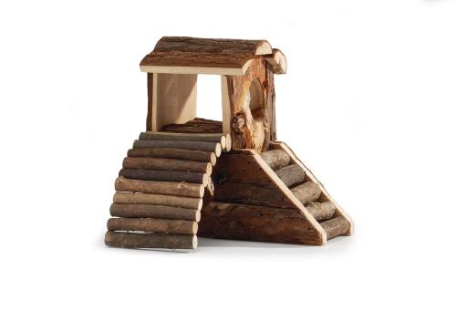 Afbeelding beeztees forest speeltoren - knaagdier - 17x11x15 cm door Tuinexpress.nl