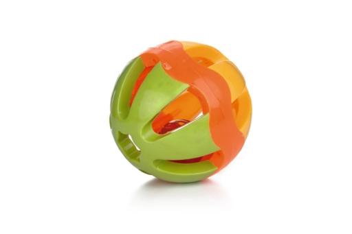 Afbeelding beeztees wiggle bal - knaagdierspeelgoed - plastic - 13 cm door Tuinexpress.nl