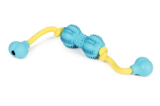 Afbeelding beeztees dental halter+koord - hondenspeelgoed - 9 cm door Tuinexpress.nl