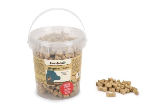 Afbeelding Deli mini bones chicken 500g voordeelverpakking door Tuinexpress.nl