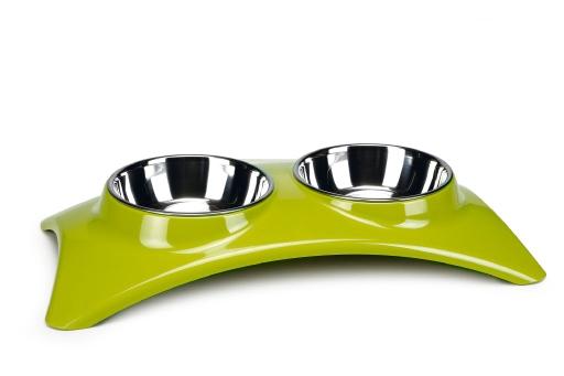 Afbeelding Beeztees melamine dinerset voor de kat, Nami. Groen door Tuinexpress.nl