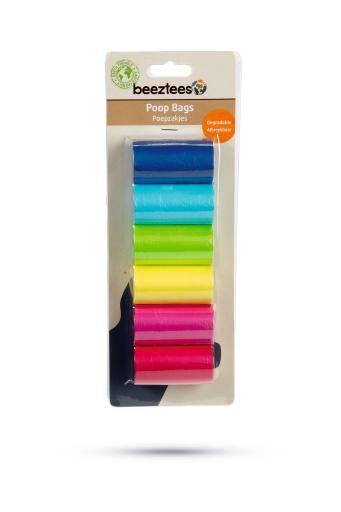 Afbeelding beeztees navulling poepzakhouder regenboog - hond - 6x20 st door Tuinexpress.nl