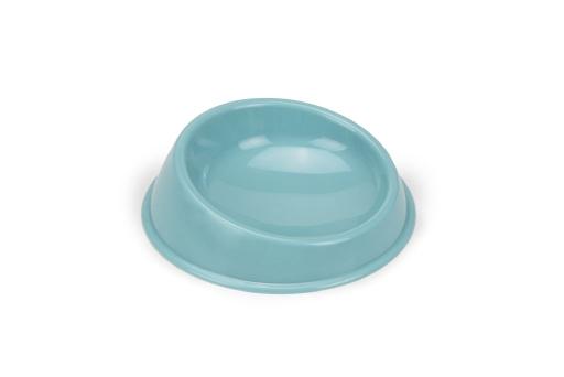 Afbeelding beeztees bikkie - kattenvoerbak - plastic - blauw - 15 cm door Tuinexpress.nl