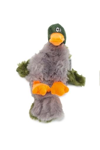 Afbeelding beeztees flatinos mallard - hondenspeelgoed - multi - 30,5 cm door Tuinexpress.nl