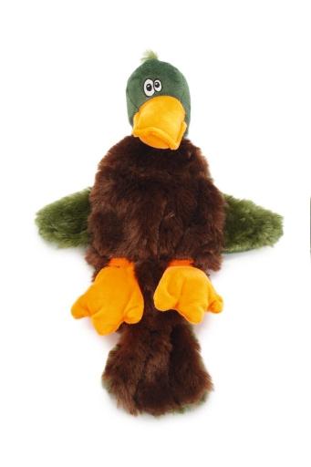 Afbeelding beeztees flatinos mallard - hondenspeelgoed - multi - 40 cm door Tuinexpress.nl