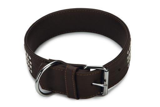 Afbeelding beeztees vintage - halsband hond - bruin - 70 cm x 50 mm door Tuinexpress.nl