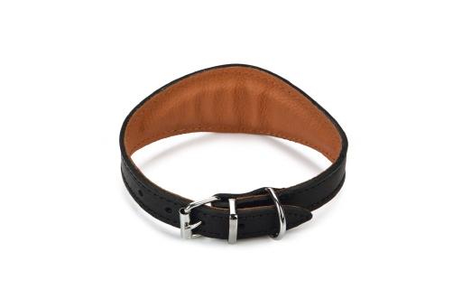 Afbeelding beeztees rondo - halsband hond - leer - bruin - 40 cm x 50 mm door Tuinexpress.nl