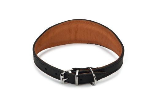 Afbeelding beeztees rondo - halsband hond - leer - bruin - 45 cm x 55 mm door Tuinexpress.nl