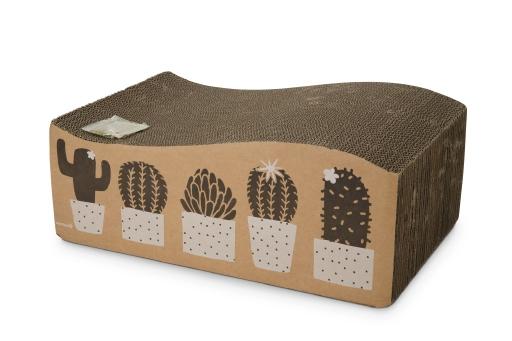 Afbeelding beeztees cactus - krabspeelgoed - karton - 50x33x17 cm door Tuinexpress.nl