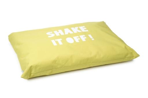 Afbeelding beeztees shake it - hondenkussen - geel - 100x70 cm door Tuinexpress.nl