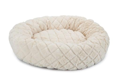 Afbeelding Beeztees levisa - kattenmand - pluche - beige - 43x43x13 cm door Tuinexpress.nl