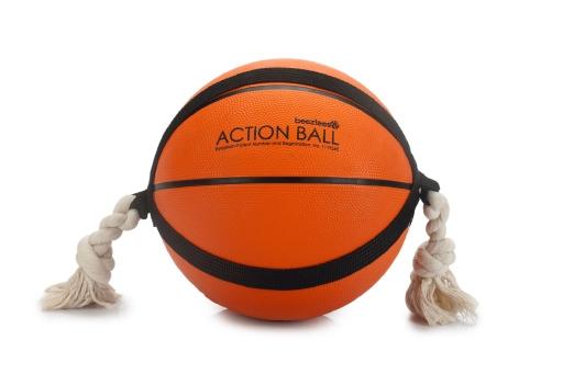 Afbeelding beeztees action basketbal - hondenspeelgoed - oranje - 24 cm door Tuinexpress.nl