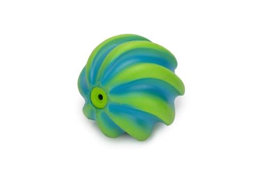 Afbeelding beeztees swirl speelbal - hondenspeelgoed - rubber - 7,5 cm door Tuinexpress.nl