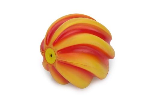 Afbeelding beeztees swirl speelbal - hondenspeelgoed - rubber - 9,5 cm door Tuinexpress.nl