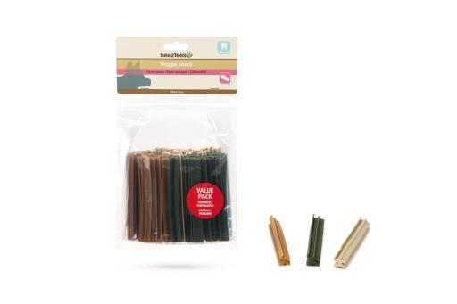 Afbeelding beeztees veggie staaf mix - hondensnack - 12 cm - 500 gram door Tuinexpress.nl