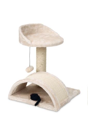 Afbeelding beeztees puska trendy - krabpaal - beige - 35x35x44 cm door Tuinexpress.nl