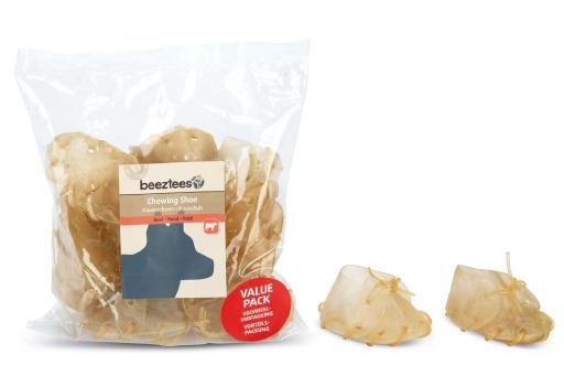 Afbeelding beeztees kauwschoen - hondensnack - voordeel - 7 cm - 10st door Tuinexpress.nl