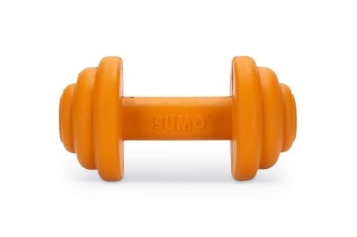 Afbeelding beeztees sumo play haltrino - hondenspeelgoed - rubber - oranje - 13x7x7 door Tuinexpress.nl