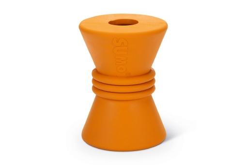 Afbeelding beeztees sumo play diabolo - hondenspeelgoed - rubber - oranje - 10x7x7 door Tuinexpress.nl