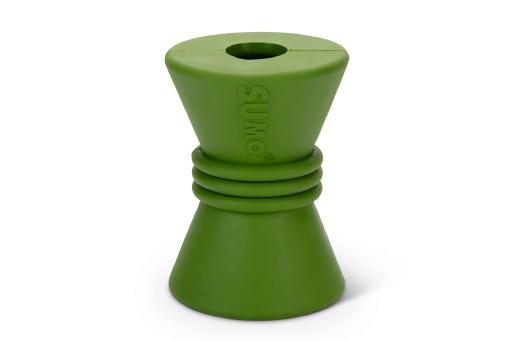 Afbeelding beeztees sumo play diabolo - hondenspeelgoed - rubber - groen - 10x7x7 c door Tuinexpress.nl