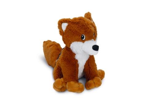 Afbeelding beeztees foxi - hondenspeelgoed - bruin/wit - 20 cm door Tuinexpress.nl