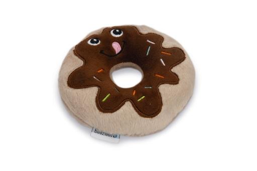 Afbeelding beeztees choco donut - hondenspeelgoed - bruin - 14x14x3 cm door Tuinexpress.nl