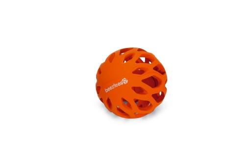 Afbeelding beeztees play ball koko - hondenspeelgoed - oranje - 8 cm door Tuinexpress.nl