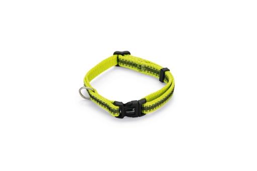 Afbeelding beeztees cabo - halsband hond - nylon - geel - 20-30 cm door Tuinexpress.nl