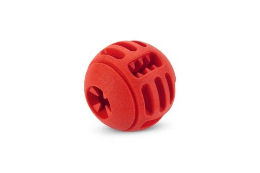 Afbeelding beeztees benson - hondenspeelgoed - tpr - rood - dia 8 cm door Tuinexpress.nl