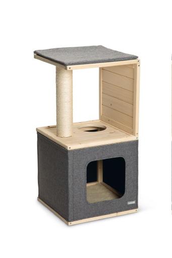 Afbeelding beeztees brego - krabpaal - hout - 40x40x82 cm door Tuinexpress.nl