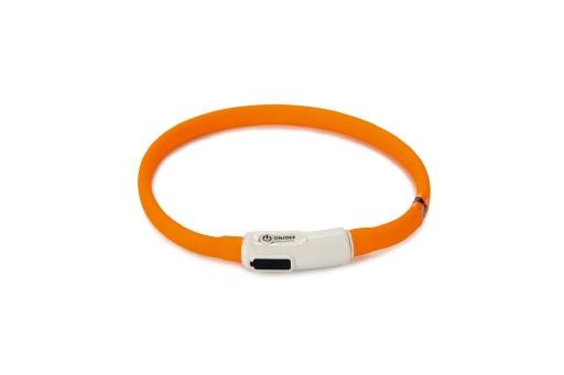 Afbeelding beeztees safety gear dogini - hondenhalsband - usb - oranje - 35x1 cm door Tuinexpress.nl