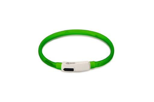 Afbeelding beeztees safety gear dogini - hondenhalsband - usb - groen - 35x1 cm door Tuinexpress.nl