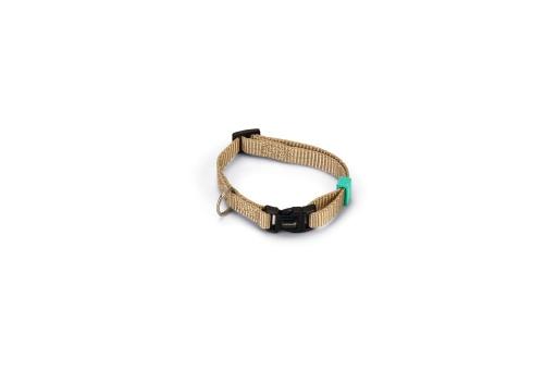 Afbeelding Beeztees uni - halsband hond - nylon - beige - 20-30cmx10mm door Tuinexpress.nl