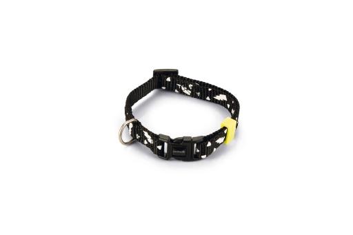 Afbeelding Beeztees thunder - halsband hond - nylon - zwart - 20-30cmx10mm door Tuinexpress.nl