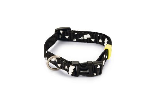 Afbeelding Beeztees thunder - halsband hond - nylon - zwart - 26-40cmx15mm door Tuinexpress.nl