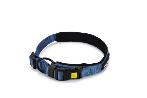 Afbeelding Beeztees parinca premium - hondenhalsband - nylon - blauw - 40-45 cm x 20 mm door Tuinexpress.nl