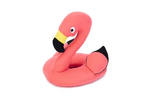 Afbeelding Beeztees flamingo - hondenspeelgoed - neopreen - roze - 21x21x23 cm door Tuinexpress.nl