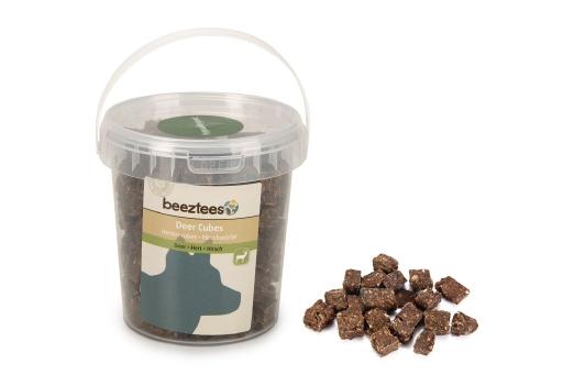 Afbeelding Beeztees herten cubes - hondensnack - 300 gram door Tuinexpress.nl