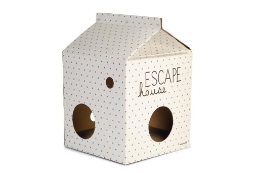 Afbeelding Beeztees kitten escape - kattenhuis - karton - 35x35x50cm door Tuinexpress.nl