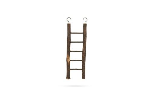 Afbeelding Beeztees zi ladder - vogelspeelgoed - hout - 5 treden - 21,5x7 cm door Tuinexpress.nl