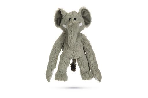 Afbeelding Beeztees olifant james - hondenspeelgoed - pluche - grijs - 40x20x12,5 cm door Tuinexpress.nl