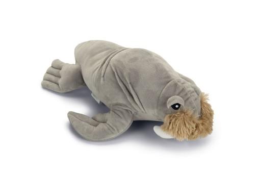 Beeztees Walrus Aiden - Hondenspeelgoed - Pluche - Grijs - 34X24X19 Cm