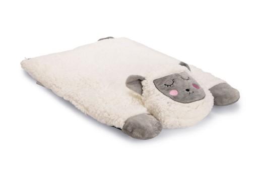 Beeztees Kitten Lama Casto - Kattenkussen - Pluche - Wit - 60X40X12 Cm