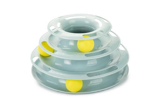 Beeztees Kitten Speeltoren Bo - Kattenspeelgoed - Plastic - Mint - 25X25X13 Cm