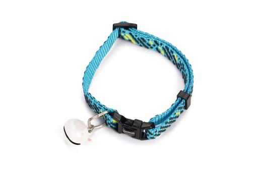 Afbeelding Beeztees memphis - kattenhalsband - nylon - lichtblauw - 30x1x0,2 cm door Tuinexpress.nl