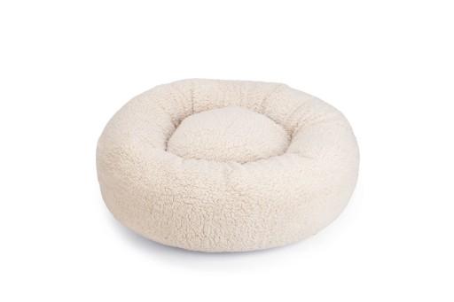 Afbeelding Beeztees memory foam jaxx - hondenmand - pluche - beige - 50x50x20 cm door Tuinexpress.nl