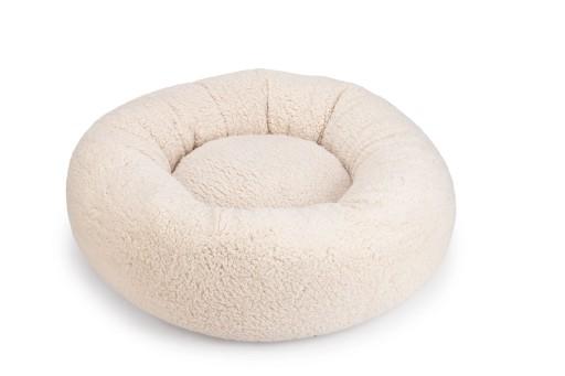 Afbeelding Beeztees memory foam jaxx - hondenmand - pluche - beige - 60x60x25 cm door Tuinexpress.nl