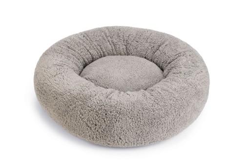 Afbeelding Beeztees memory foam jaxx - hondenmand - pluche - grijs - 60x60x25 cm door Tuinexpress.nl